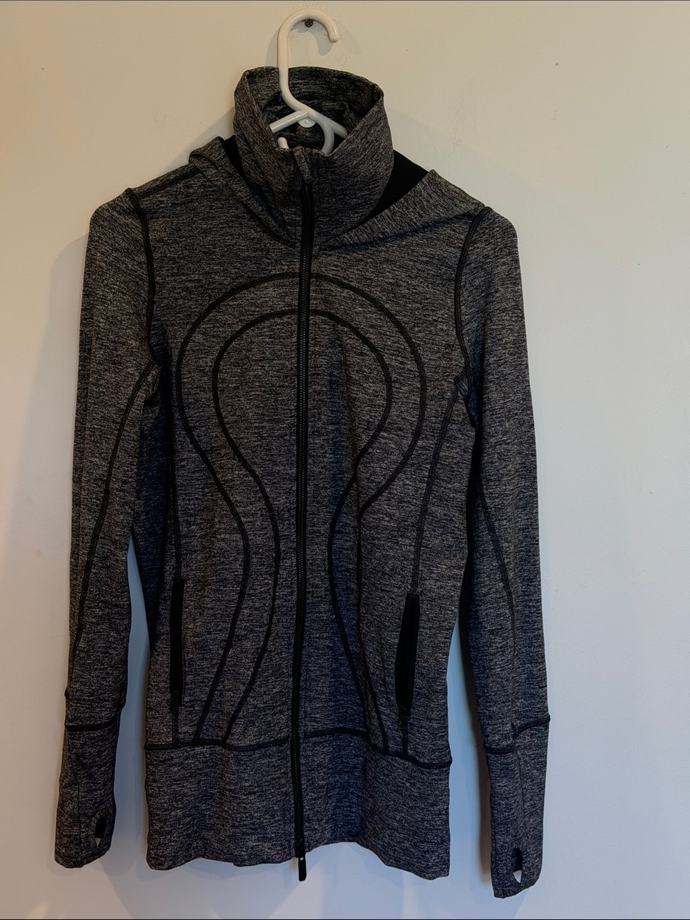 lululemon athletica Gray Heather Full-Zip Jacket - Picture 2 of 9